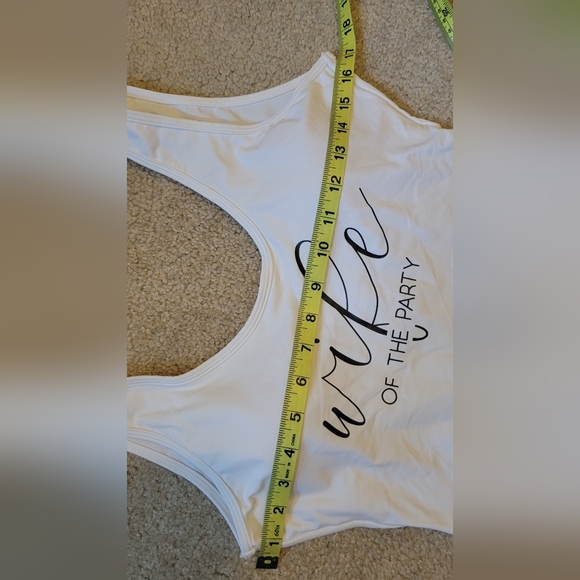 wife of the party bride one piece bathing suit size medium womens bridal bride - Picture 10 of 11